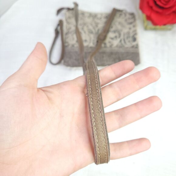 Myra Handbags Dual Strap Small Bag S-1150 NWT Two Tone With Hair Hide - Picture 4 of 10